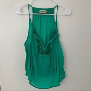 Hollister tank top/cover up with open front